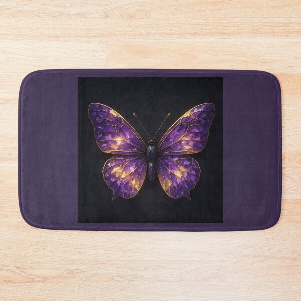 Item preview, Faceted Wings – Violet Emperor designed and sold by GeoWild Designs.