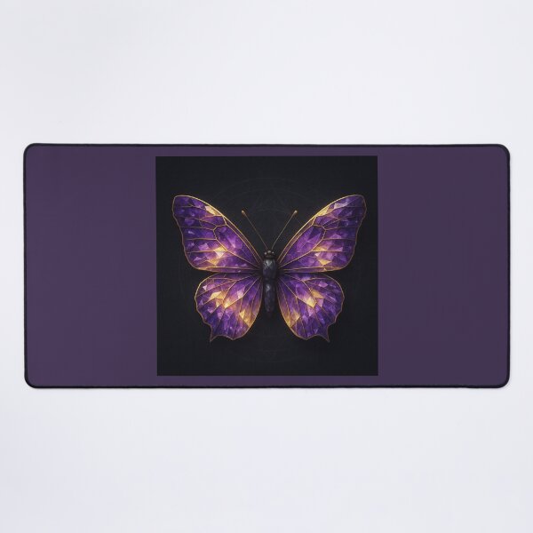Item preview, Faceted Wings – Violet Emperor designed and sold by GeoWild Designs.