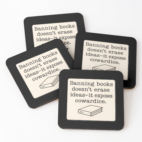 Item preview, Anti Censorship Book Ban Statement Minimalist Art Prints designed and sold by PinUpPizzazz.