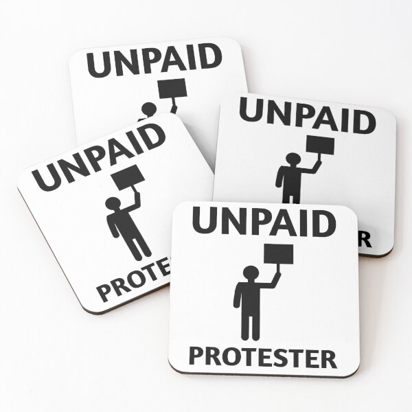 Item preview, Unpaid protester  designed and sold by Rachel the Artist .