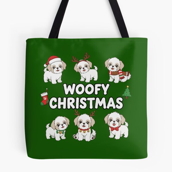 Item preview, Diseño navideño de Shih Tzu: un bonito regalo navideño para amantes de los perros. designed and sold by The Real Life Symphony.