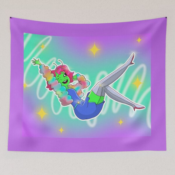 Item preview, Alien Girl in Space designed and sold by Addi Does Art.