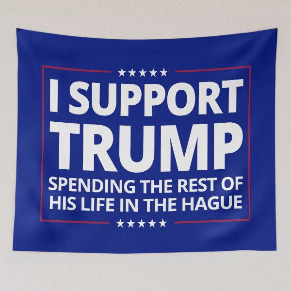 Item preview, I Support Trump Spending The Rest Life Hague Funny T-Shirts Hoodies Pins Magnets Stickers Mugs Posters  Anti Trump Gifts For Her Him Humorous Protest Shirts Protesting designed and sold by allfreelance.