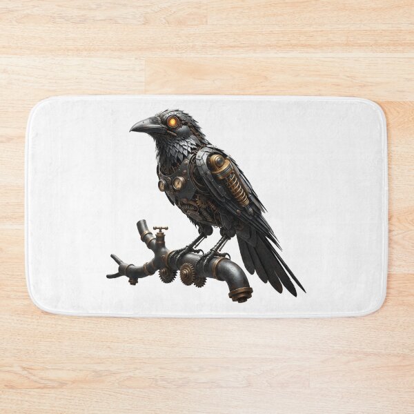 Item preview, Mechanical Raven Perched on a Steampunk Branch designed and sold by CelticSoulShop.