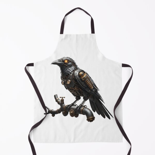 Item preview, Mechanical Raven Perched on a Steampunk Branch designed and sold by CelticSoulShop.