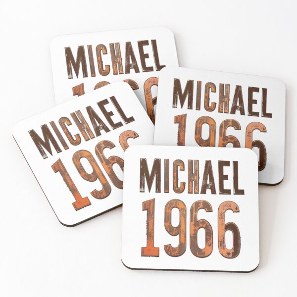 Item preview, Michael 1966 Vintage Retro Birthday designed and sold by AlexLineArt.
