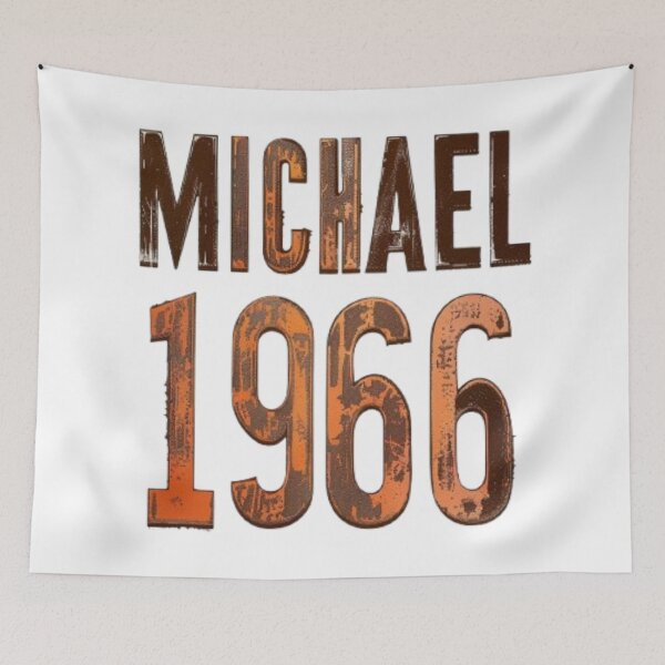 Item preview, Michael 1966 Vintage Retro Birthday designed and sold by AlexLineArt.