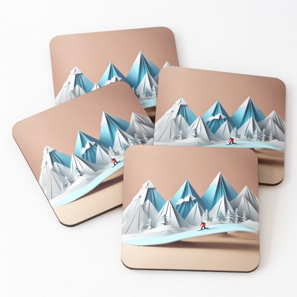 Item preview, Origami Art - Solitude in Motion: A Snowboarder’s Descent designed and sold by ArtfulFolds.