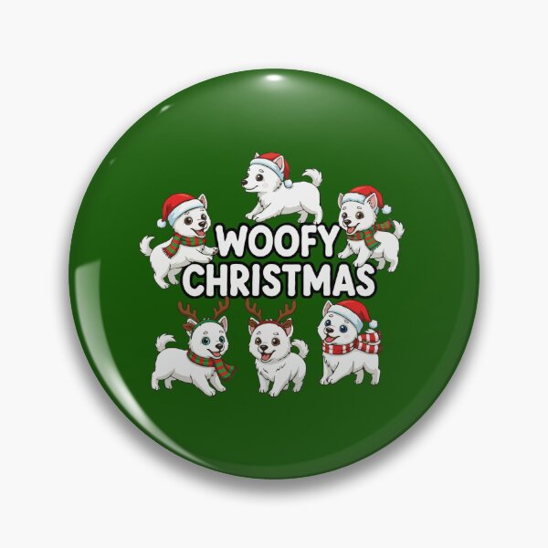 Item preview, Christmas American Eskimo Dog Design | Cute Holiday Dog Lover Gift – designed and sold by The Real Life Symphony.