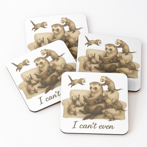Item preview, Ferret Mom "I Can't Even" designed and sold by thehaywirehoney.