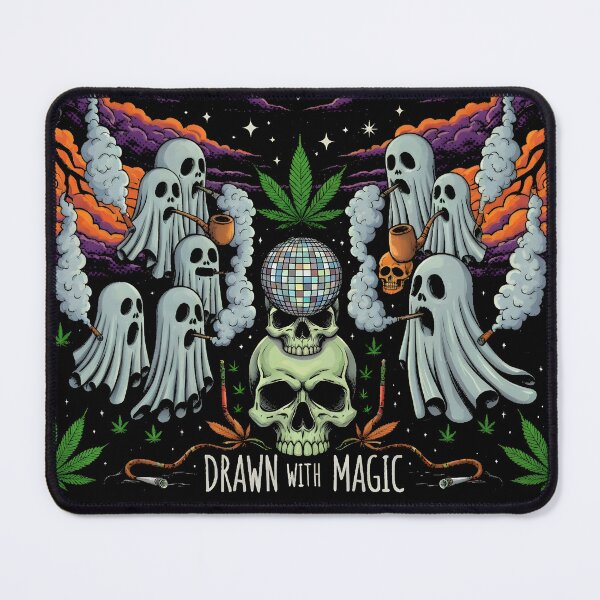 Item preview, Halloween Stoner Ghosts Party | Spooky Psychedelic Weed Cannabis Art designed and sold by AV.