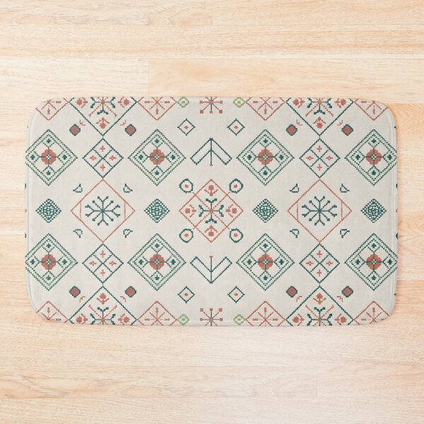 Item preview, Nubian Micro Embroidery Seamless Pattern — Hand-Drawn Folk Motifs, Tileable Repeat for Home Decor & Apparel designed and sold by PatternHome.