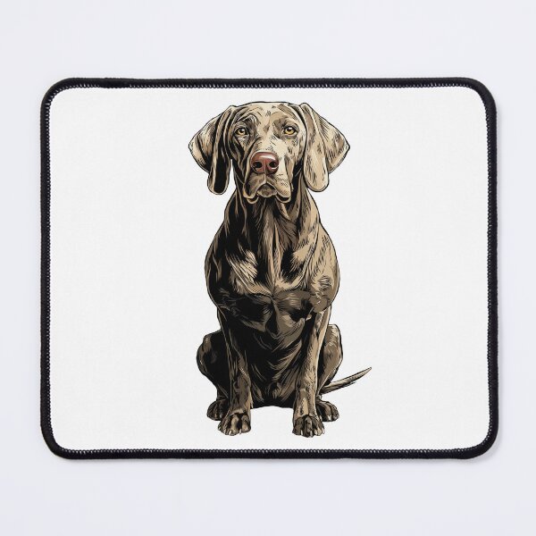 Item preview, Weimaraner Dog Illustration designed and sold by whyitsme.