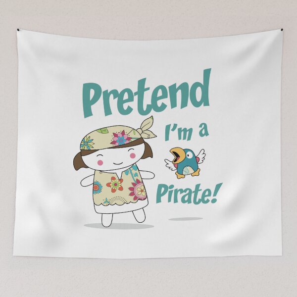 Item preview, Pretend I'm a Pirate - Kids Pirate Design designed and sold by Sore Creations.