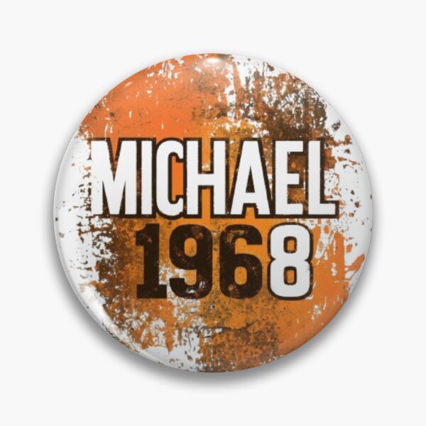 Item preview, Michael 1968 Vintage Retro Birthday designed and sold by AlexLineArt.