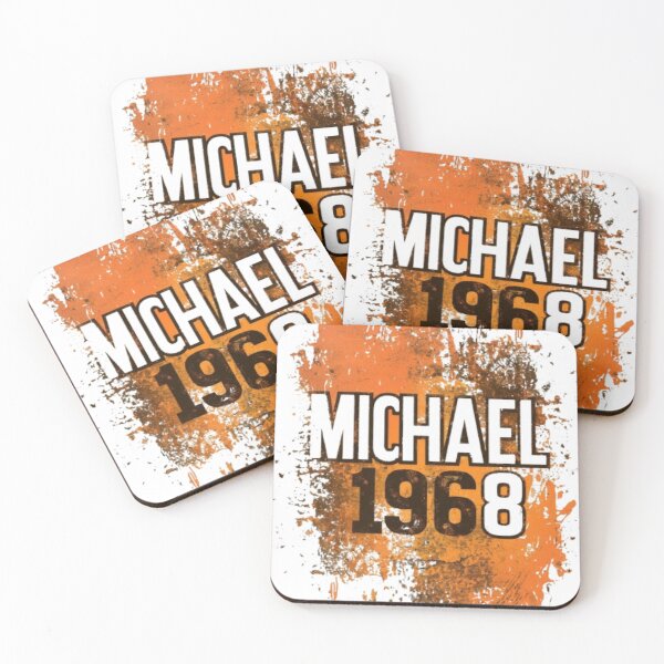 Item preview, Michael 1968 Vintage Retro Birthday designed and sold by AlexLineArt.