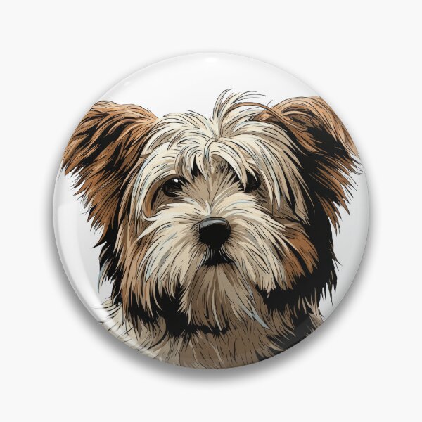 Item preview, Biewer Terrier Dog Illustration designed and sold by whyitsme.