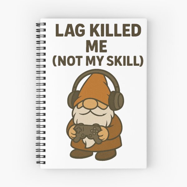 Item preview, Lag Killed Me (Not My Skill) Gamer Gonk Funny Gaming Design designed and sold by BoxaroundJacks.