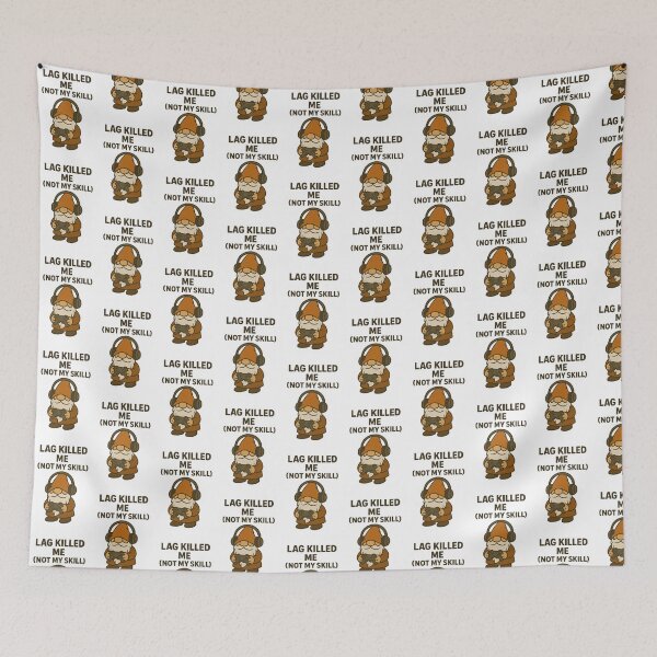 Item preview, Lag Killed Me (Not My Skill) Gamer Gonk Funny Gaming Design designed and sold by BoxaroundJacks.