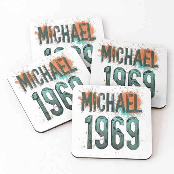 Item preview, Michael 1969 Vintage Retro Birthday designed and sold by AlexLineArt.