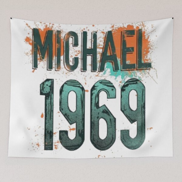 Item preview, Michael 1969 Vintage Retro Birthday designed and sold by AlexLineArt.