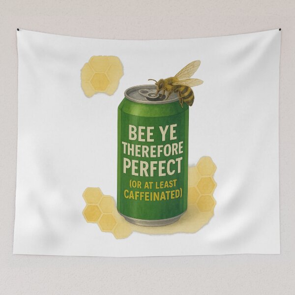 Artikelvorschau, Bee Ye Koffein entworfen und verkauft von thehaywirehoney.
