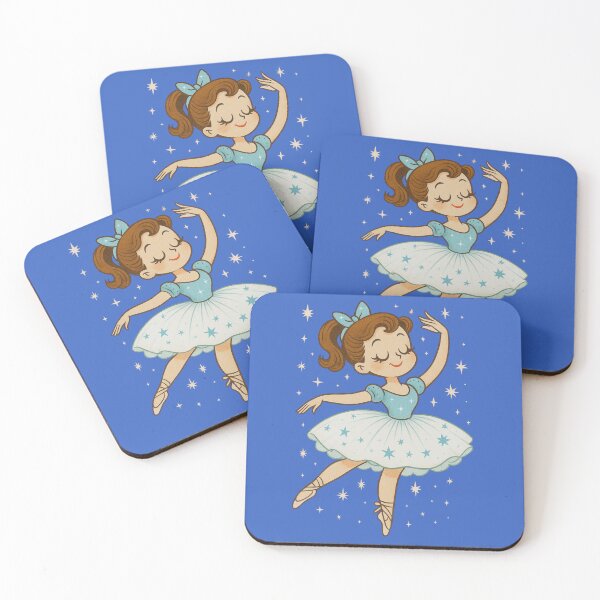 Item preview, Vintage Cartoon Ballerina – Retro Pastel Dance Illustration designed and sold by Design_Your_Day.