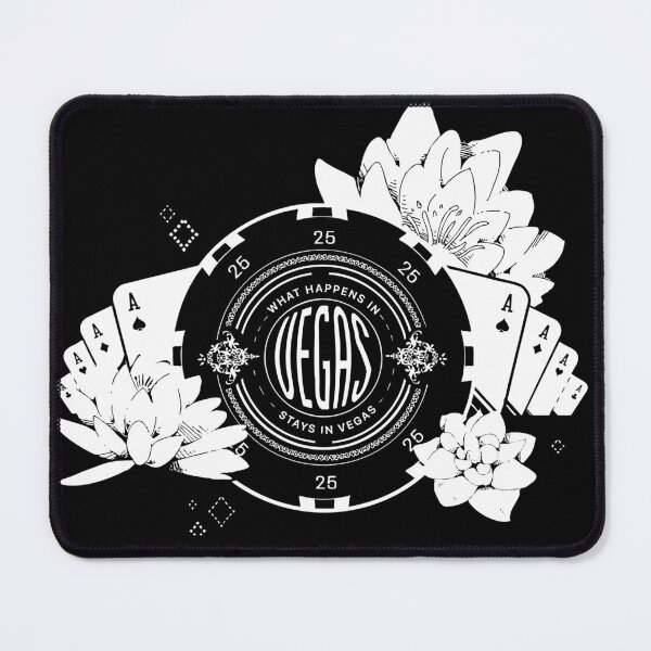 Item preview, Vegas Poker Chip with Aces and Lotus designed and sold by Tellett Design.