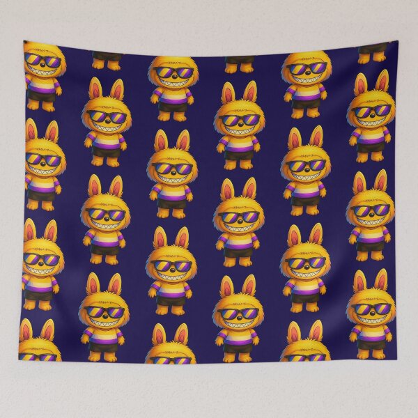 Item preview, Cool Bunny – Nonbinary Pride Vibes designed and sold by Dreamiz.