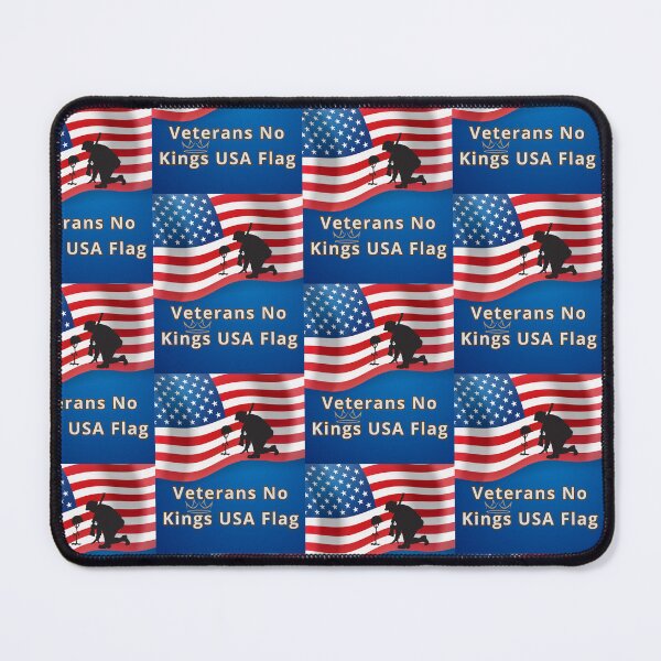 Item preview, Veterans No Kings USA Flag designed and sold by Tom-Apex-Art.