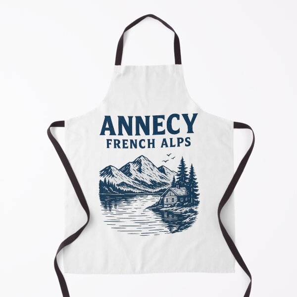 Item preview, Annecy French Alps – Vintage Mountain & Lake Design | Gift Idea for Nature Lovers designed and sold by Pomdailleurs.