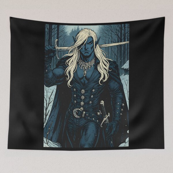 Item preview, Drow "Dark Elf" Warrior designed and sold by Dragon Space.