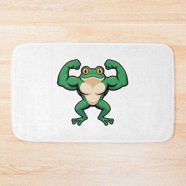 Item preview, Muscular Cartoon Frog designed and sold by jkrphoto.
