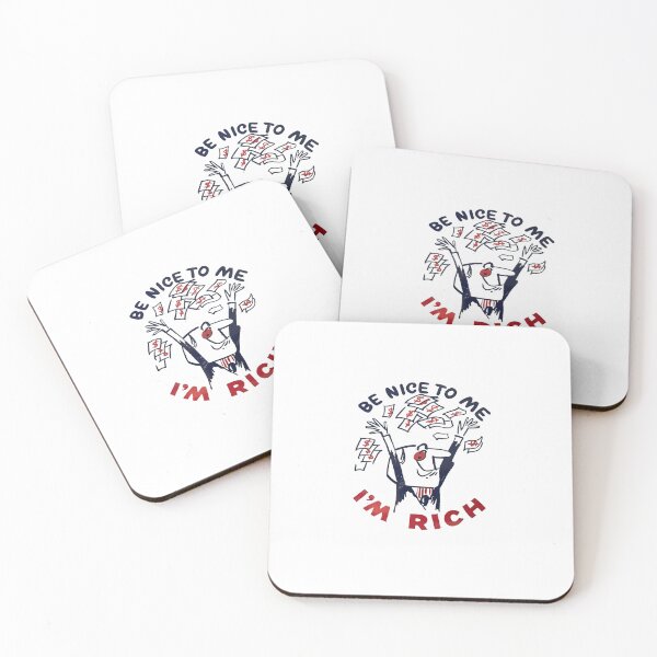 Item preview, Vintage Be Nice To Me, I'm Rich designed and sold by QuayTradingCo.