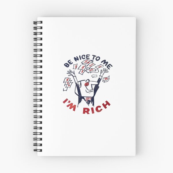 Item preview, Vintage Be Nice To Me, I'm Rich designed and sold by QuayTradingCo.