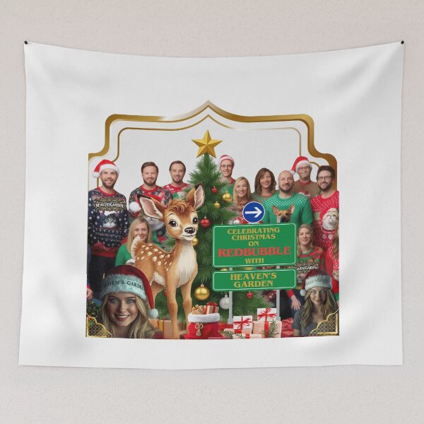 Item preview, Celebrating Christmas with Redbubble designed and sold by Hevensgarden.