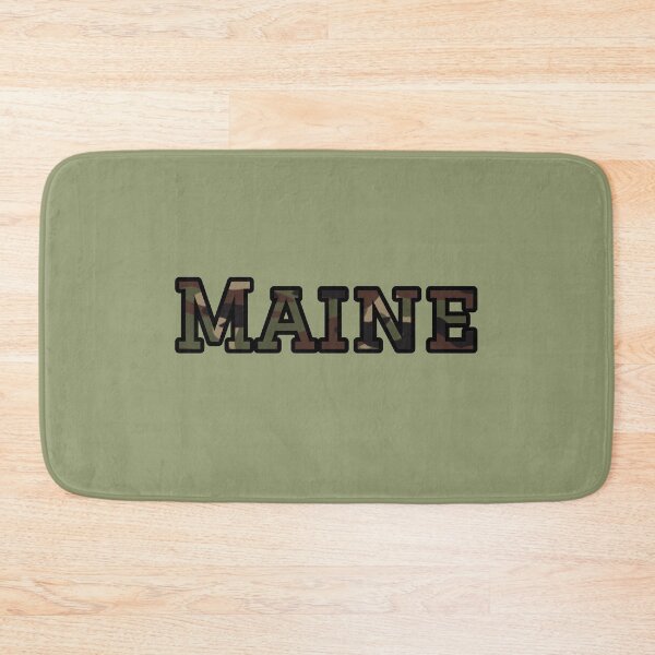 Item preview, Maine Camo Print – Military Style Typography designed and sold by Long Family Gifts.