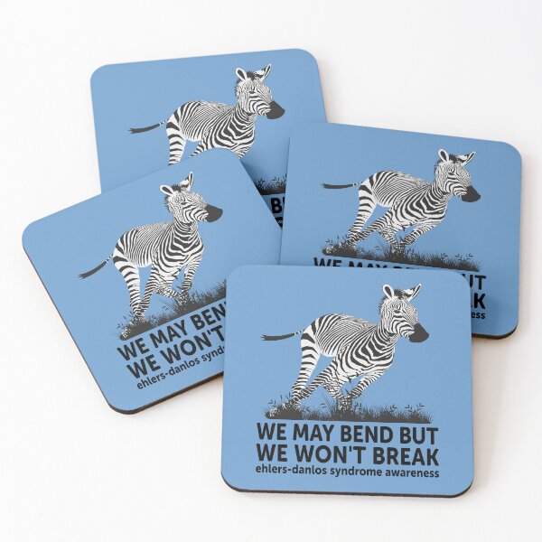 Item preview, EDS Awareness - Bold Bend But Won't Break Zebra designed and sold by Designs by Jesabee.