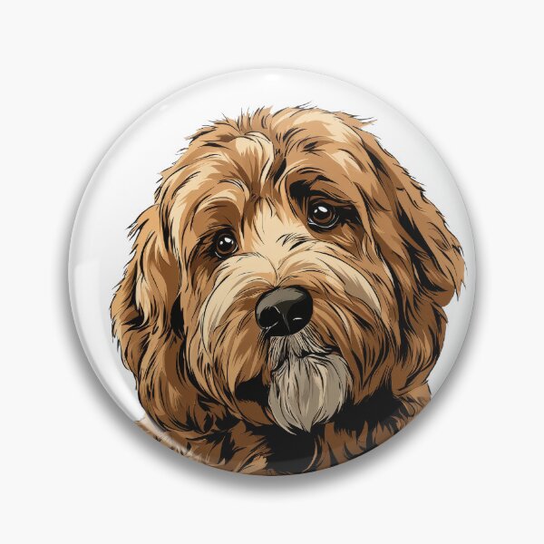 Item preview, Red Cockapoo Dog Illustration designed and sold by whyitsme.