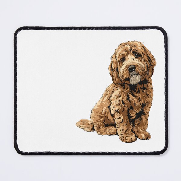 Item preview, Red Cockapoo Dog Illustration designed and sold by whyitsme.