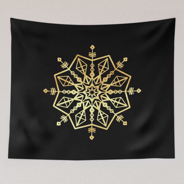Item preview, Snowflake gold - Calm, Sensory-Friendly designed and sold by CreaTwinkles.