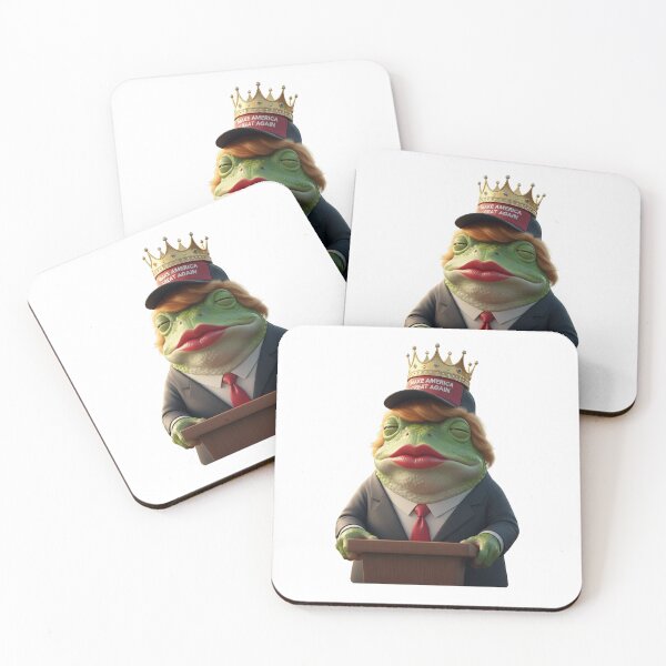 Item preview, Wanna be King Trump Frog designed and sold by MayMugs.
