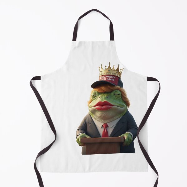 Item preview, Wanna be King Trump Frog designed and sold by MayMugs.
