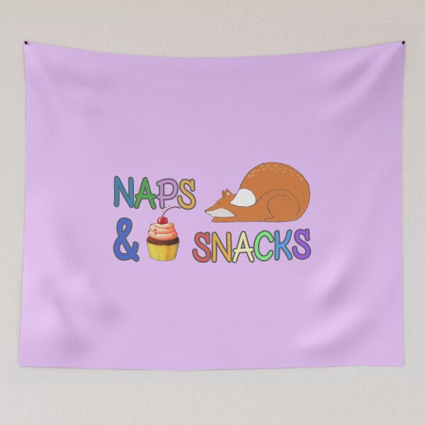 Item preview, Naps and Snacks Fox and Cupcake designed and sold by DeesDeesigns.