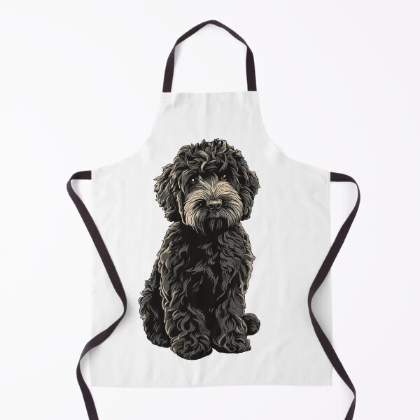 Item preview, Black Cockapoo Dog Illustration designed and sold by whyitsme.