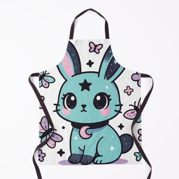 Item preview, Kawaii Pastel Bunny – Cute Celestial Star and Moon Butterfly Aesthetic Design designed and sold by dreamsagellc.