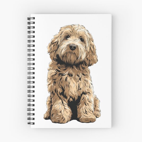 Item preview, Buff Cockapoo Dog Illustration designed and sold by whyitsme.