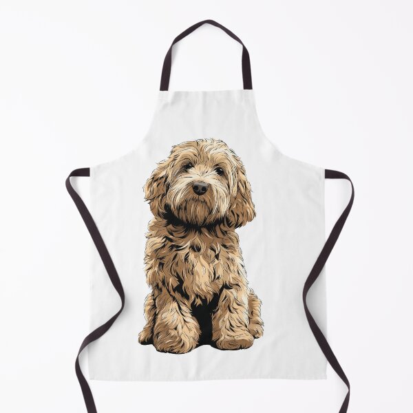 Item preview, Buff Cockapoo Dog Illustration designed and sold by whyitsme.