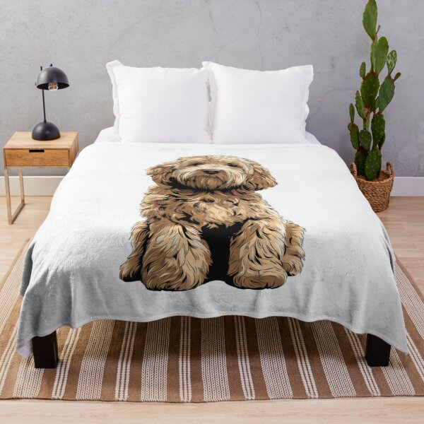 Item preview, Buff Cockapoo Dog Illustration designed and sold by whyitsme.