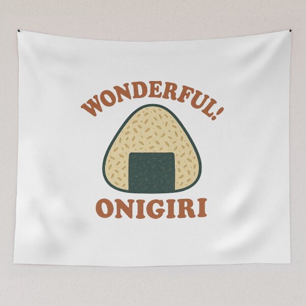 Item preview, Wonderful Onigiri – Cute Japanese Rice Ball Design designed and sold by TsukuyomiJapan.